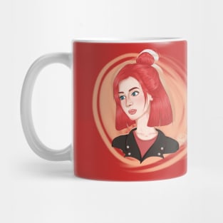 pink girl Mug